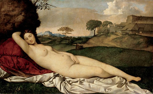 La Venere addormentata di Giorgione