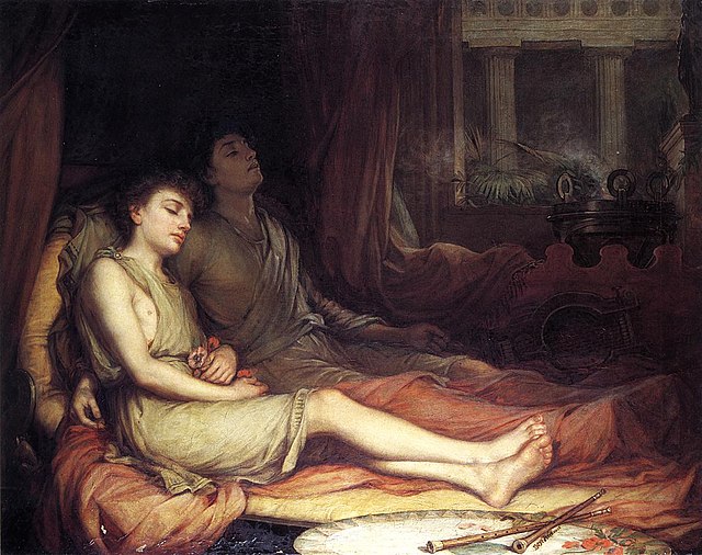 Sonno e suo fratello gemello Morte di John William Waterhouse 