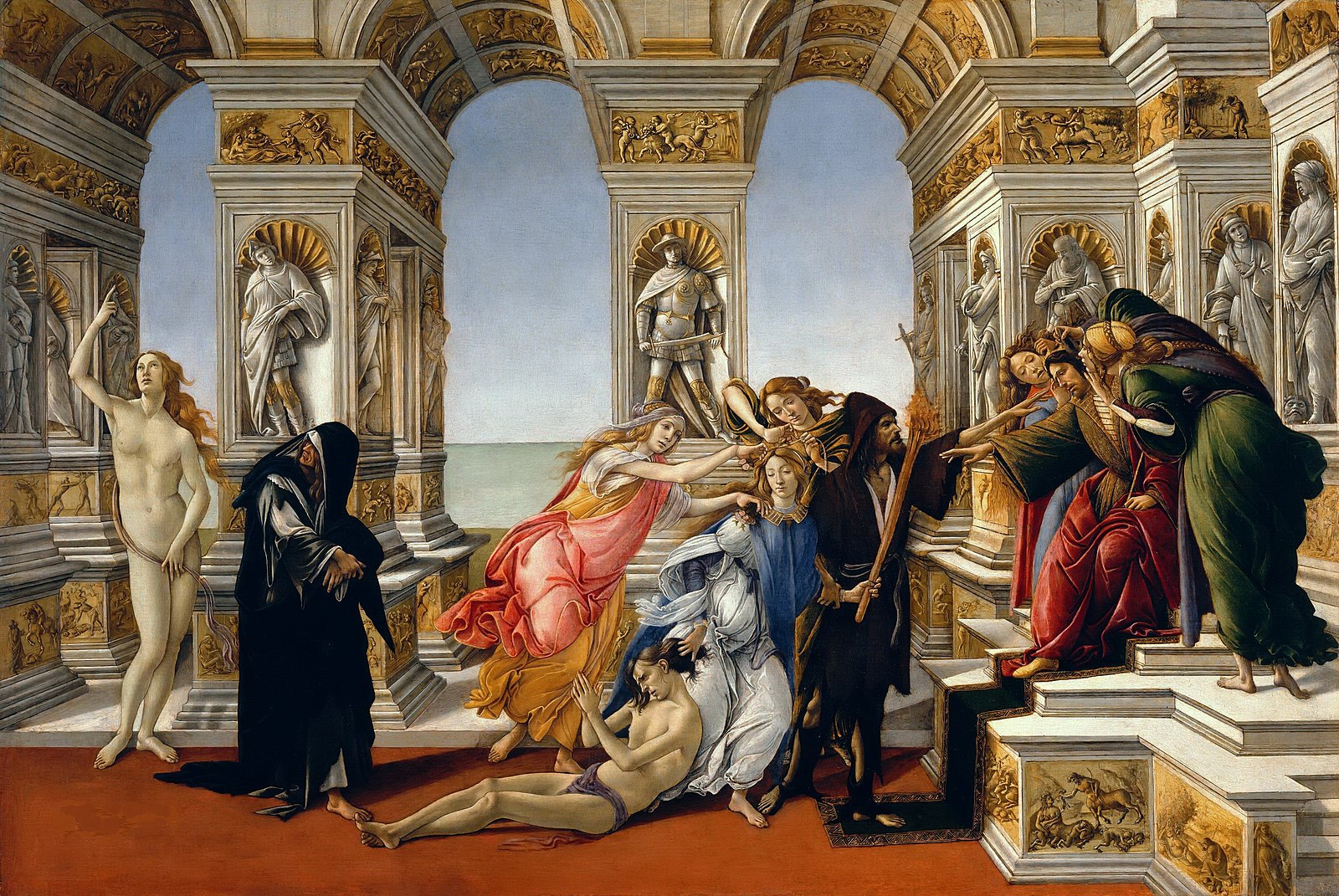 La calunnia di Apelle. Sandro Botticelli